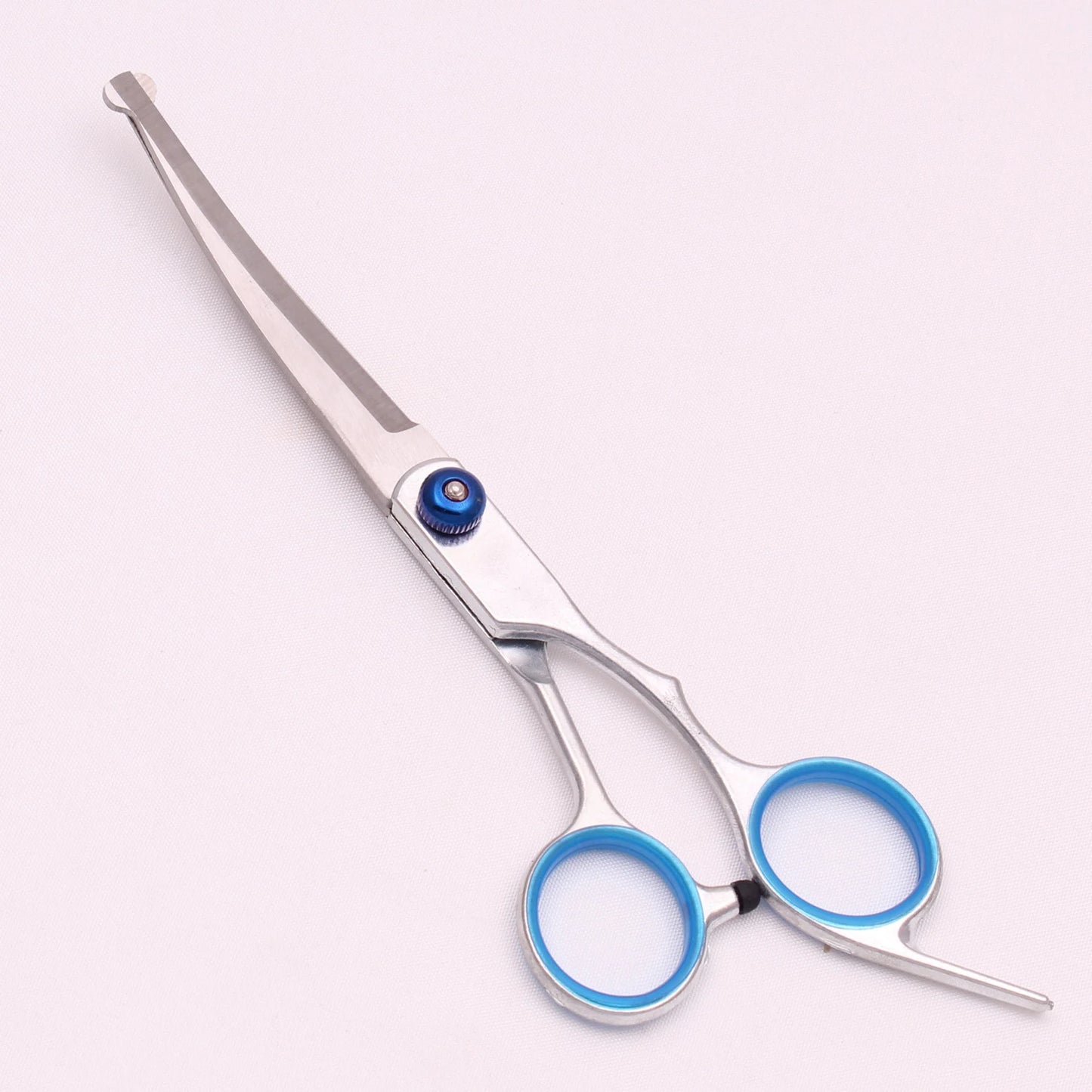 6.0'' Pet Grooming Safety Scissors Hair Cutting Curved Thinning Comb