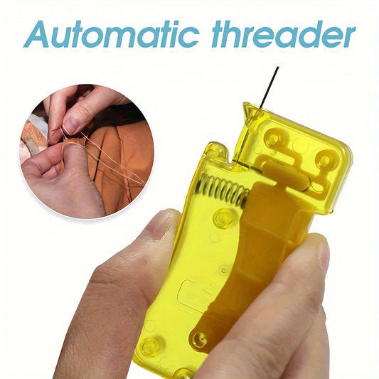 Automatic needle threader, DIY hand sewing needle threader, home