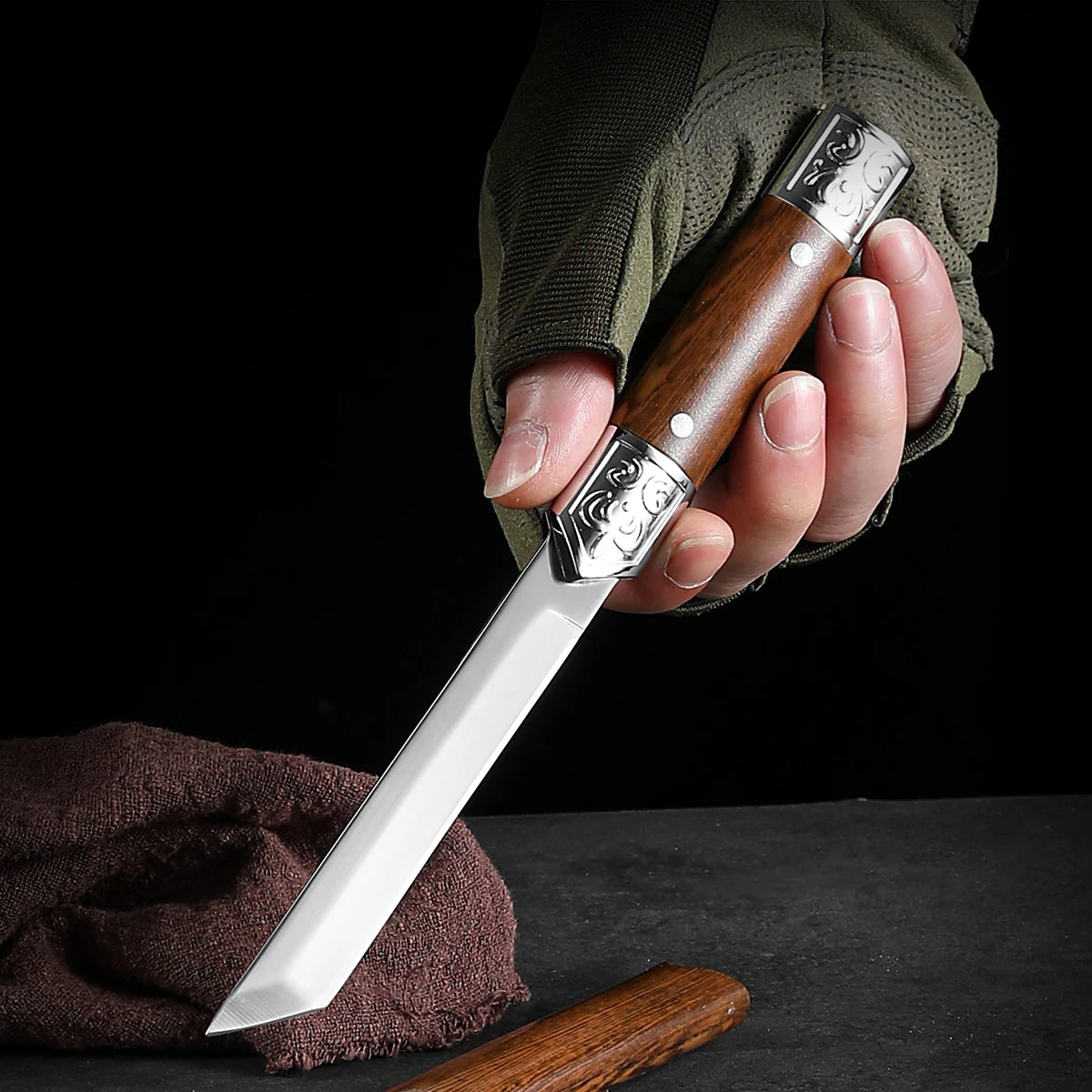 Fruit knife Home fixed blade small knife Sharp high hardness portable