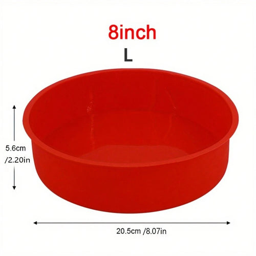 4/6/8 Inch Silicone Round Cake Mold Nonstick Baking Pan for Mousse