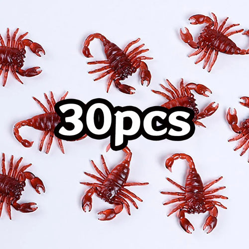 50pcs Realistic Bugs Funny Toy Fake Cockroach Novelty Insects