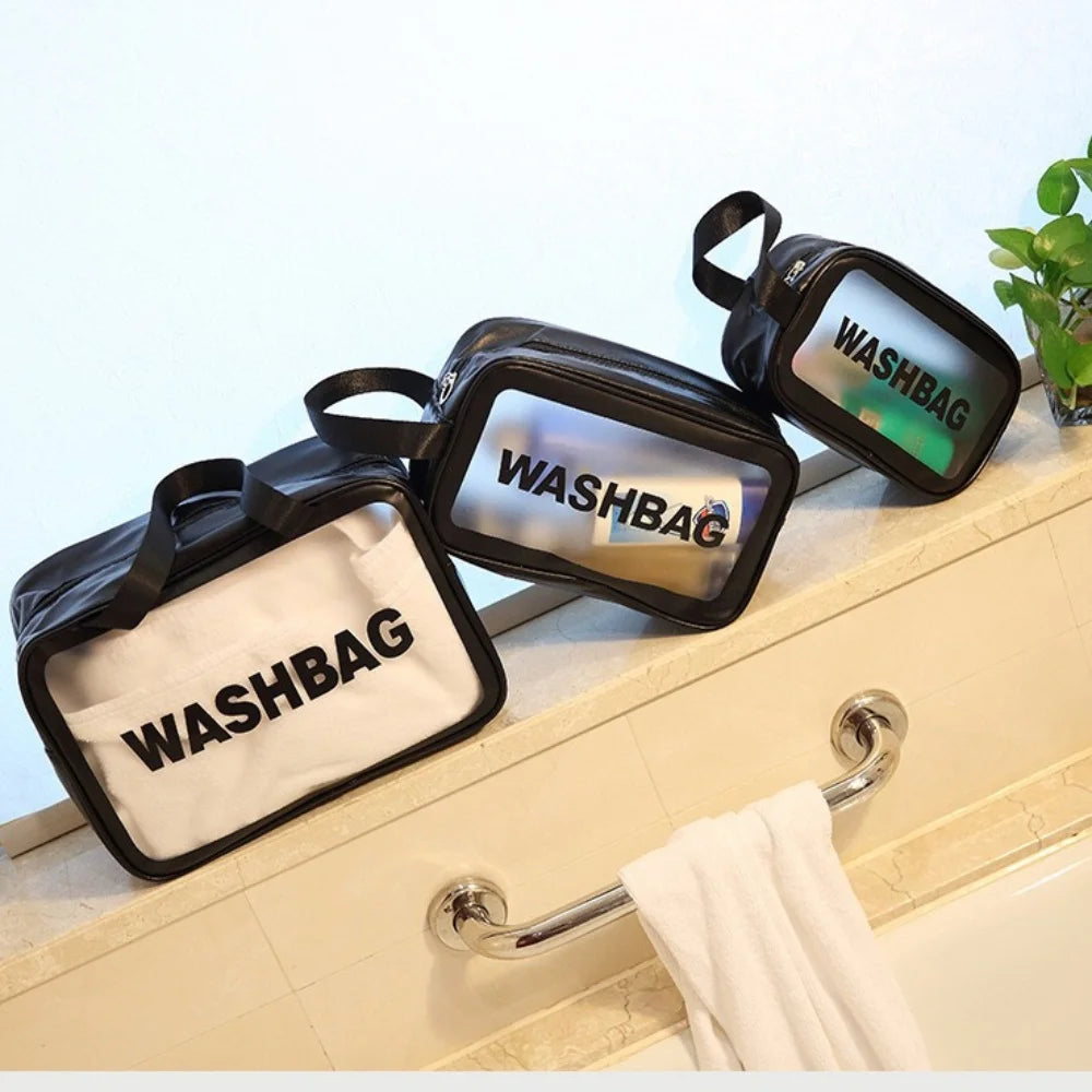 Large Capacity Dust Proof Make Up Storage Handbags Portable Cosmetic