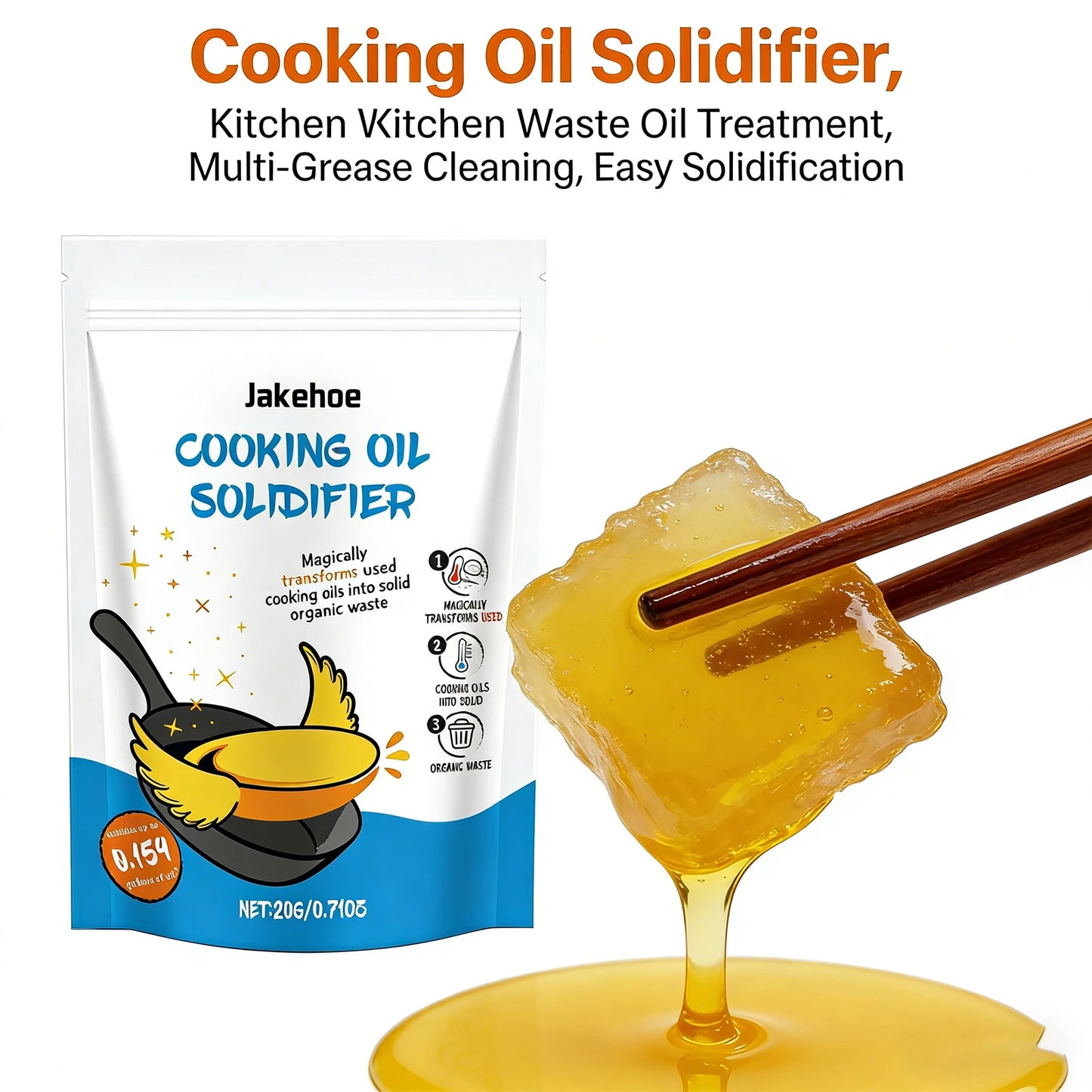 Kitchen Waste Oil Solidification Powder Quickly Solidify Waste Oil
