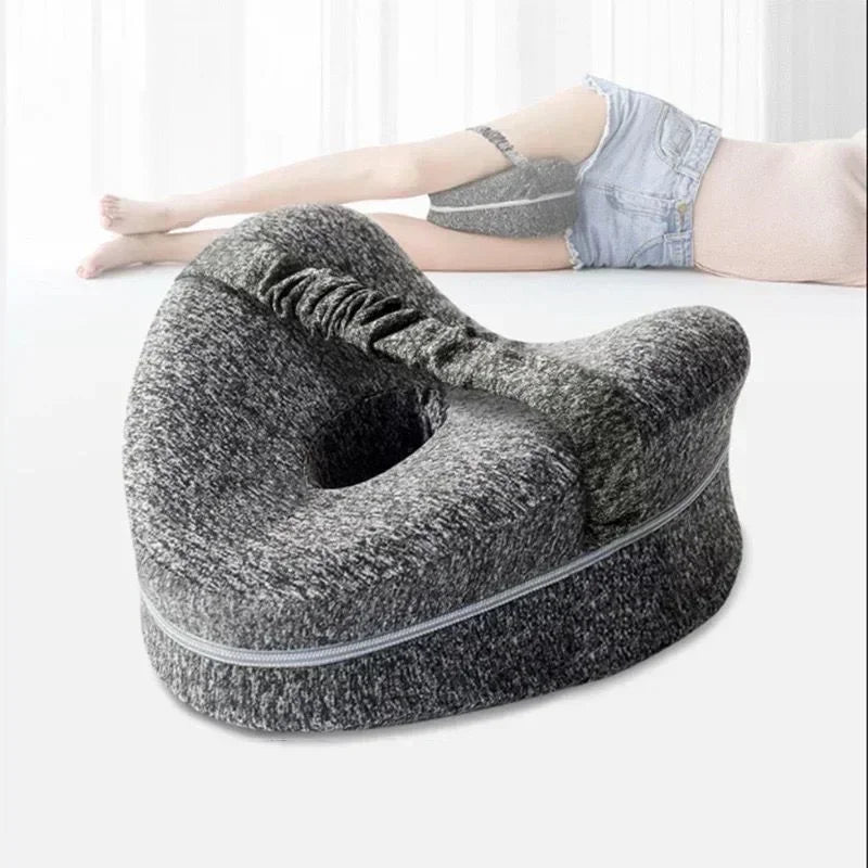 Memory Cotton Leg Pillow Hollow Heart Pregnancy Side Sleeper Sciatica