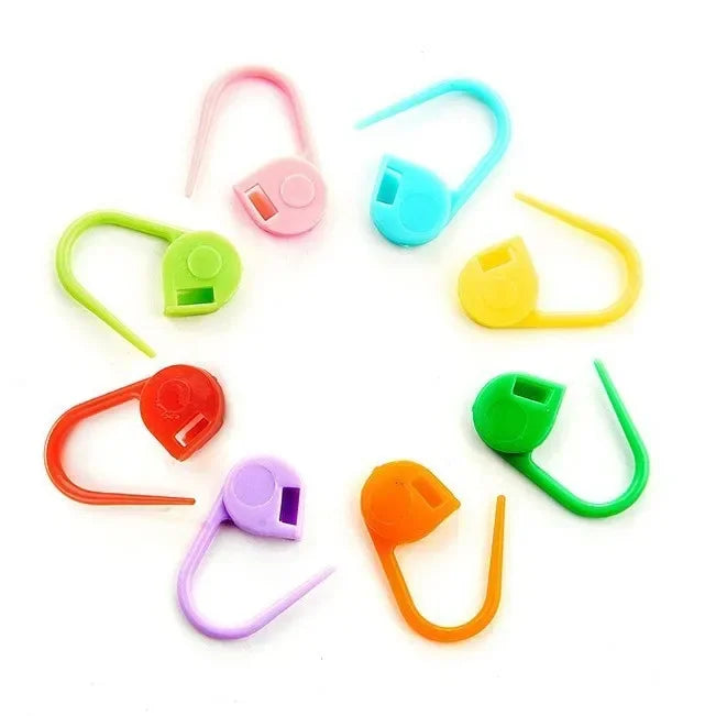 Colorful Knitting Stitch Markers Small Pin Tools Essential for