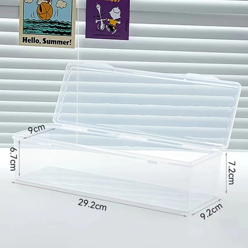 Transparent plastic storage box, capable of holding 550+gaming cards,