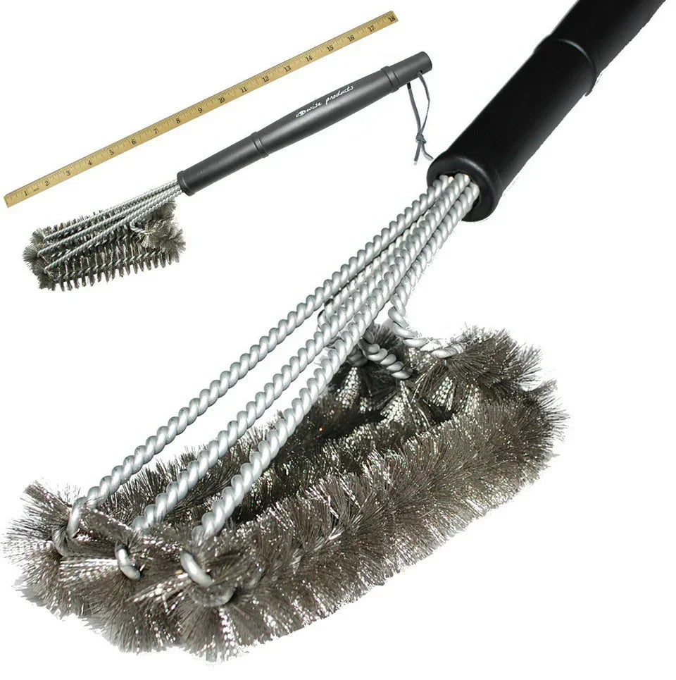 Barbecue Grill BBQ Brush Clean Tool Grill Accessories Stainless Steel