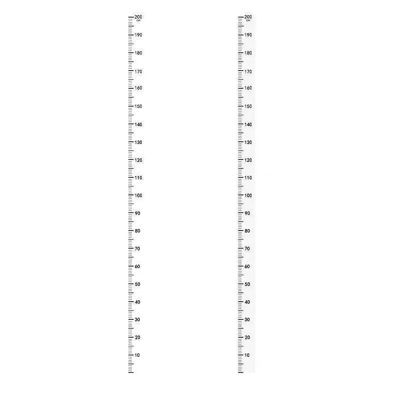 Height Measurement Wall Sticker 0-2m Removable Without Damaging Walls