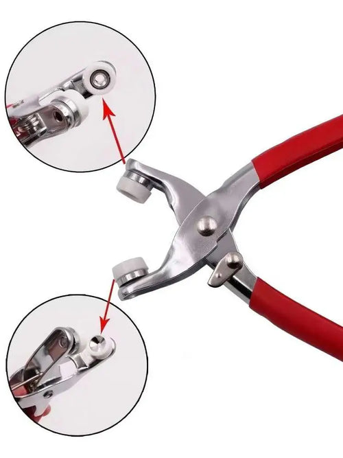 Stainless Buckle Installation Tool Set Metal Colour Pliers Snap Button