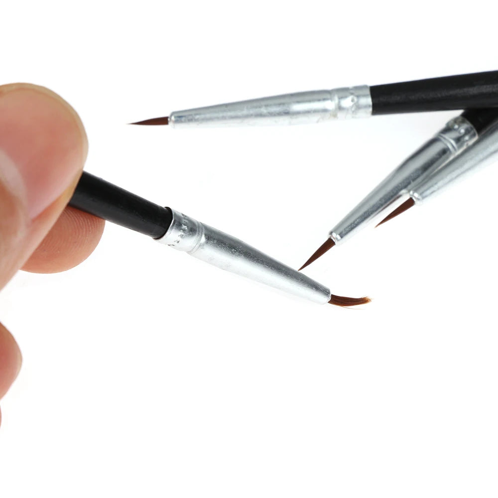 10pcs 0.7/1.1/1.5cm Fine Hand Painted Thin Hook Line Pen Art Supplies