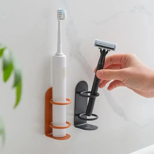 Toothbrush Holder Toothpaste Shaver Dispenser Squeezer Wall Mount