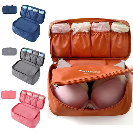 Portable Travel Storage Bag Multi-function Bra Underwear Organizer