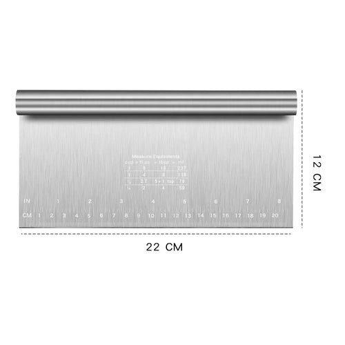 Stainless Steel Scale Cake Scraper DIY Dough Pastry Spatulas