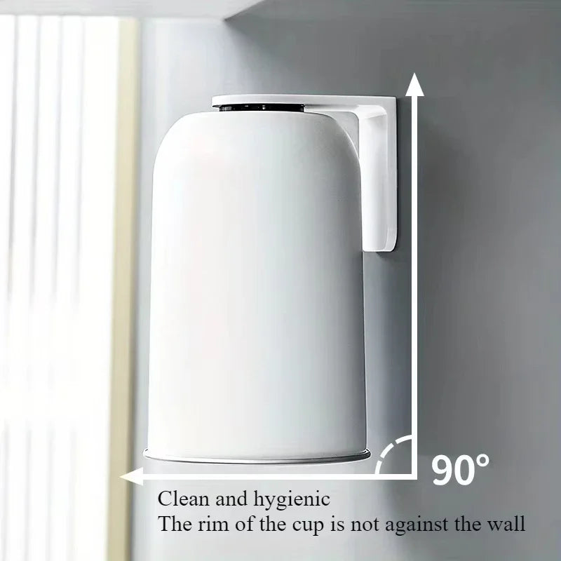 Magnetic Mouthwash Cup 304 Stainless Steel Tooth Brushing Cups Wall