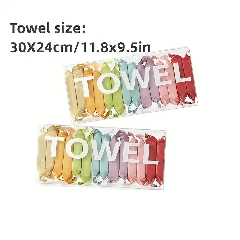 14pcs Disposable Portable Travel Towels Thickened Compressed Face