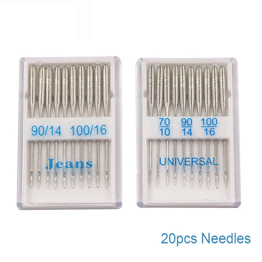 D&D 20pcs Sewing Machine Needles for Singer Brother Janome Varmax