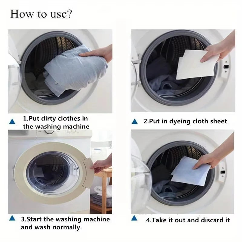 50/100/150pcs 50pcs/1bag Anti-Staining Laundry Tablet Color Catcher