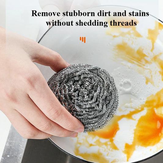 Stainless Steel Scrubber, Scrubbing Scouring Pad, Steel Wool Scrubber
