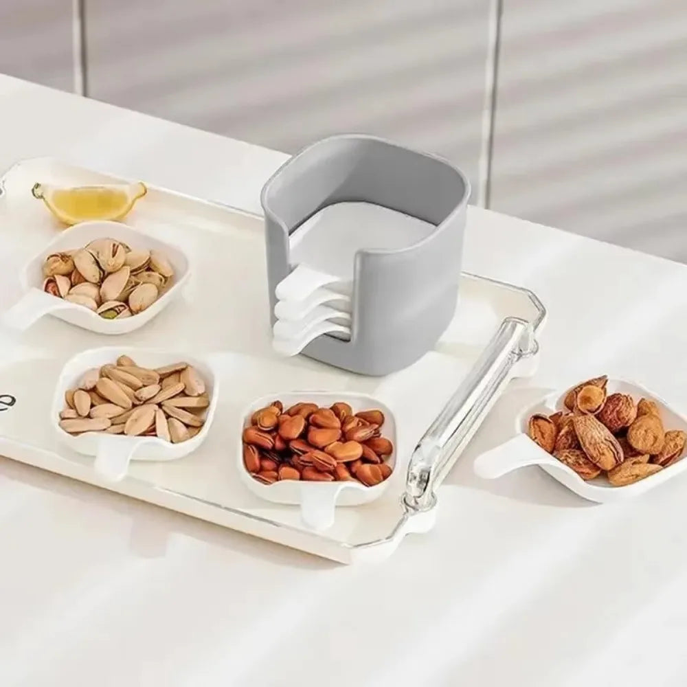 6 Pack Sauce Serving Bowls, Dipping Bowls with Handles and Stacking