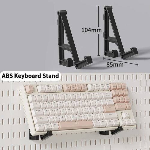 No-Drill Gaming Room Pegboard, Wall Organizer for Controller,