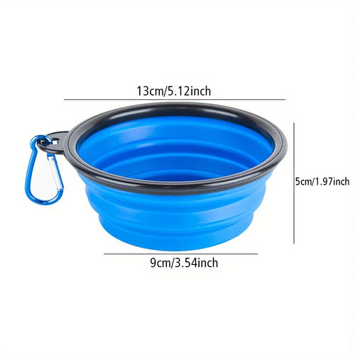 Dog Folding Bowl Portable Dog Travel Bowl Dog Food Water Bowl for