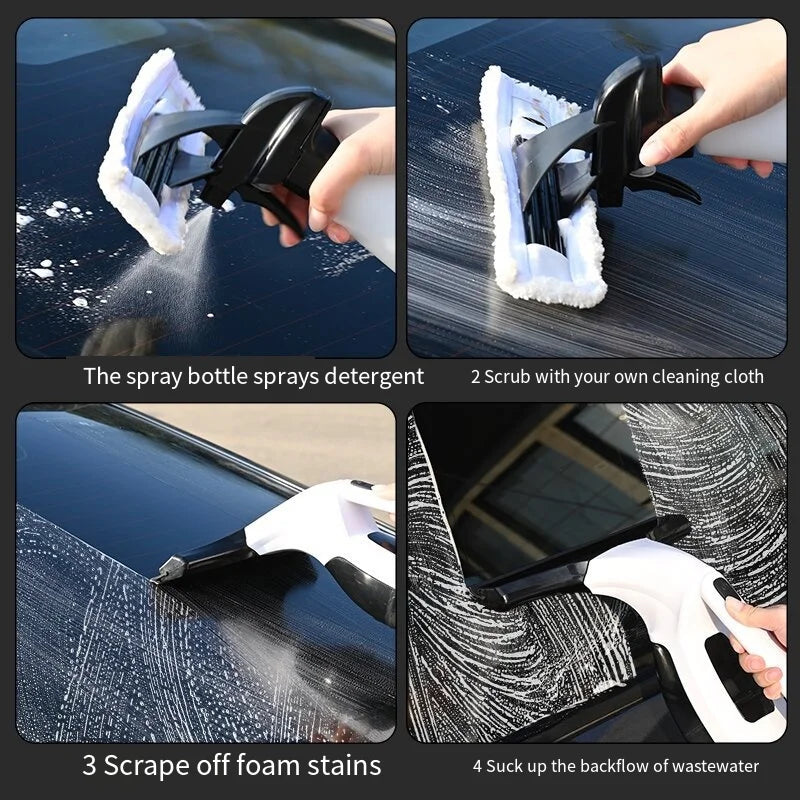 Multifunctional Electric Cordless Window Cleaner Machine White