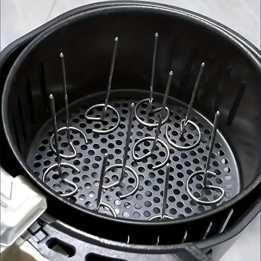 10pcs Air Fryer Oven, Vertical Grill, Skewer Grill, Universal