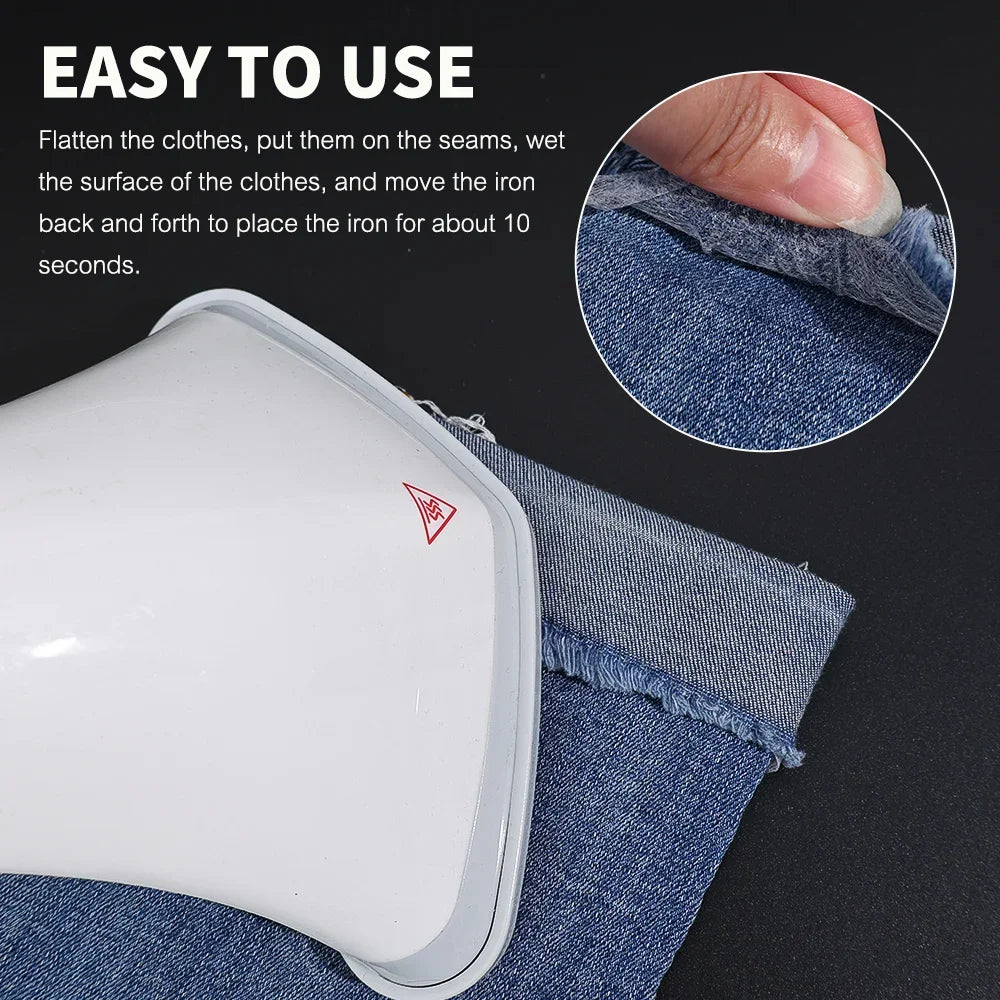 60M Pants Hem Tape Self-Adhesive Edge  Jean Clothes Length Shorten DIY