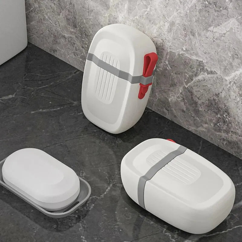 Fashion Portable Sealed Waterproof Soap Box for Travel, Hiking, and