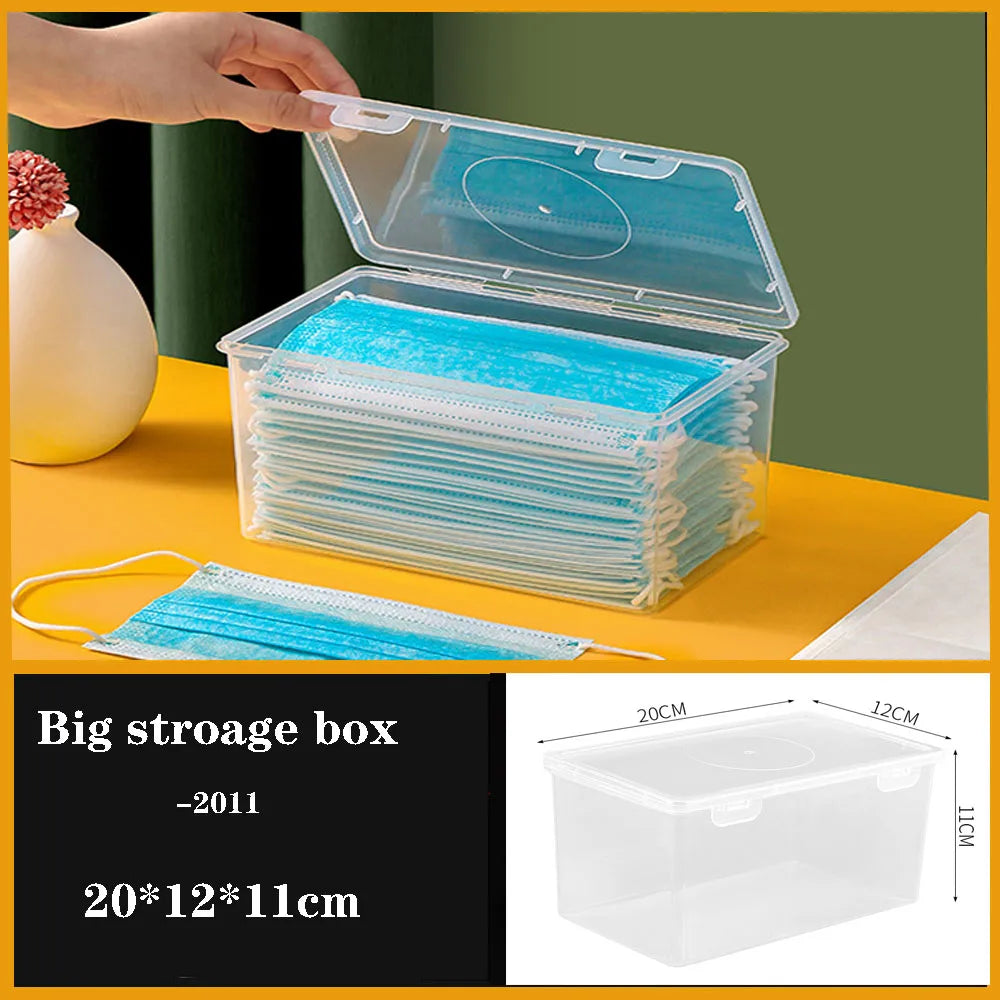 Transparent Plastic box Screw Compartment Box Jewelry Earring Display