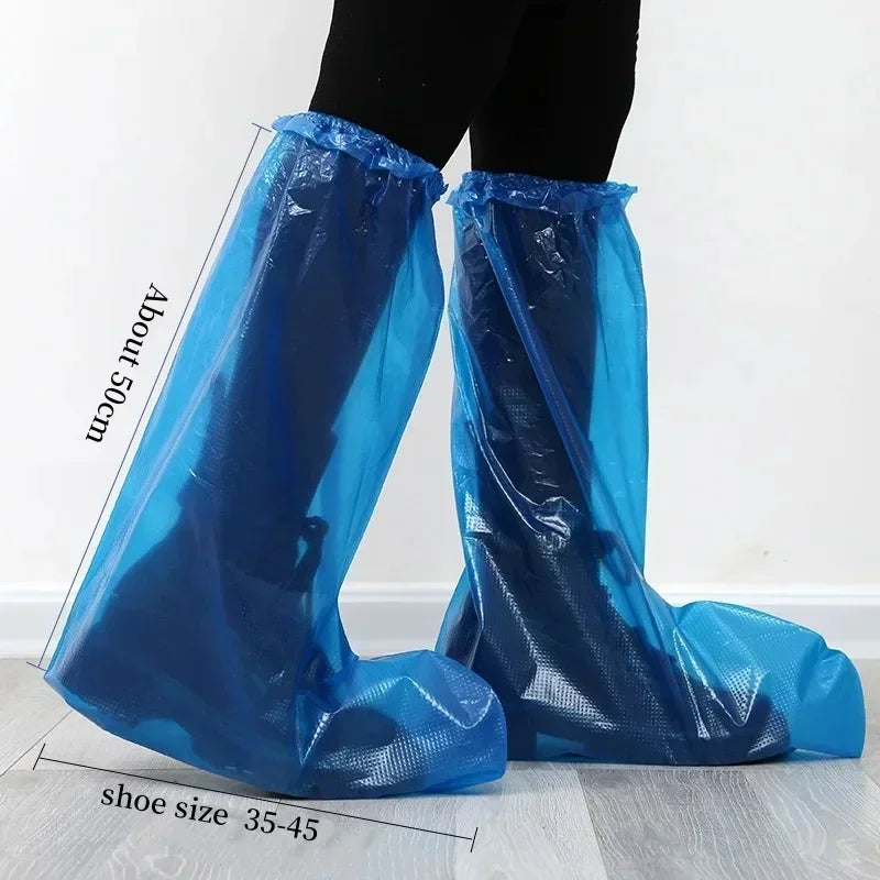 Disposable Rain Shoe Cover Waterproof and Non-slip Plastic Outdoor