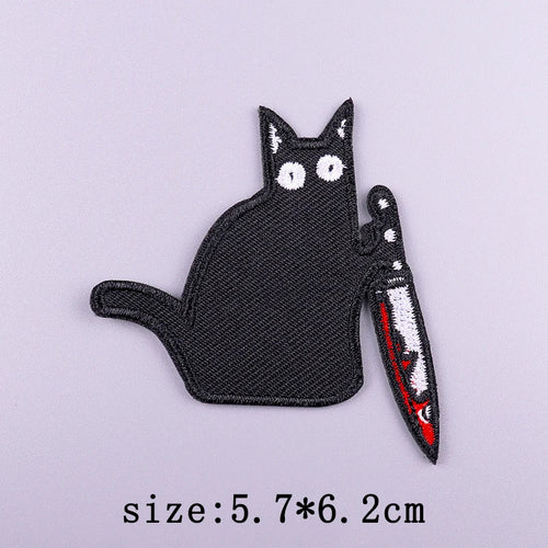 Punk Funny Patch Iron On Patches For Clothing Thermoadhesive Patches