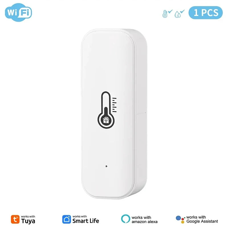 2PCS Tuya Zigbee WiFi Temperature Humidity Sensor Home Connected