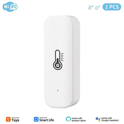 2PCS Tuya Zigbee WiFi Temperature Humidity Sensor Home Connected