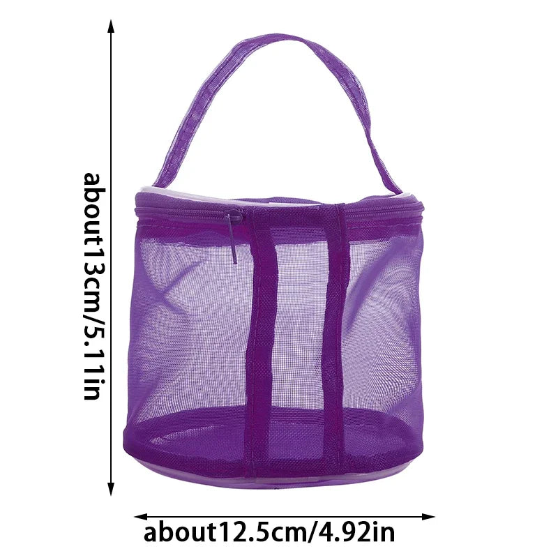 Portable Yarn Storage Bag Hollow Mesh Knitting Wool Yarn Bags Crochet