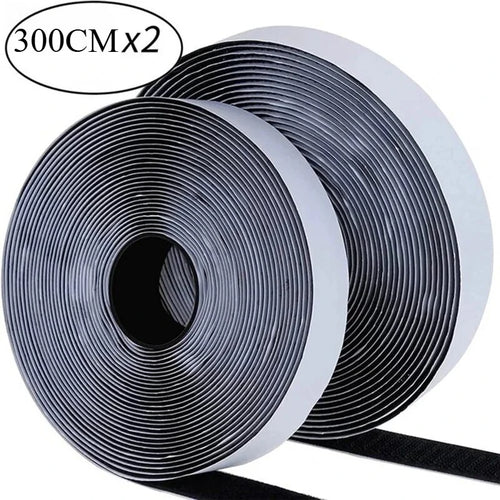 1/3/5M Strong Self-adhesive Fastener Tape Hook and Loop Magic Nylon