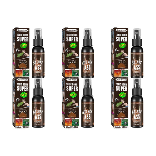 6pcs-1pcs 30ml Halloween Props Liquid Fart Spray Non Toxic Stink Bomb