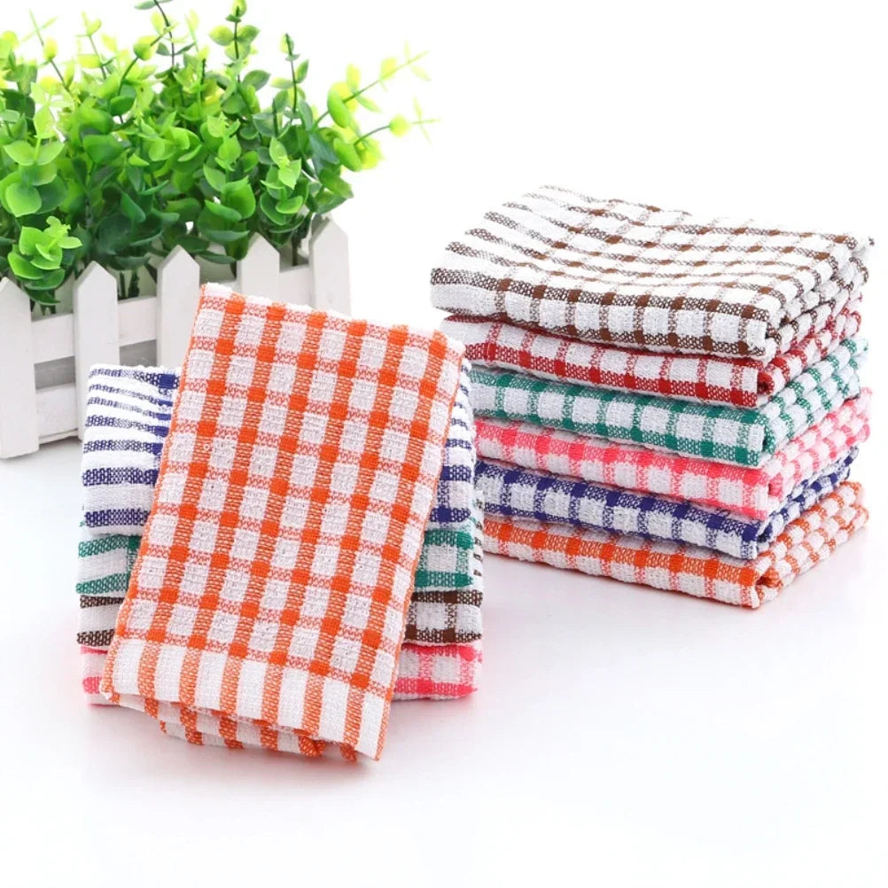 Premium 6PCS All Cotton Dish Towels Kitchen Cleaning Cloth Set for