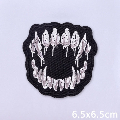 Punk Funny Patch Iron On Patches For Clothing Thermoadhesive Patches