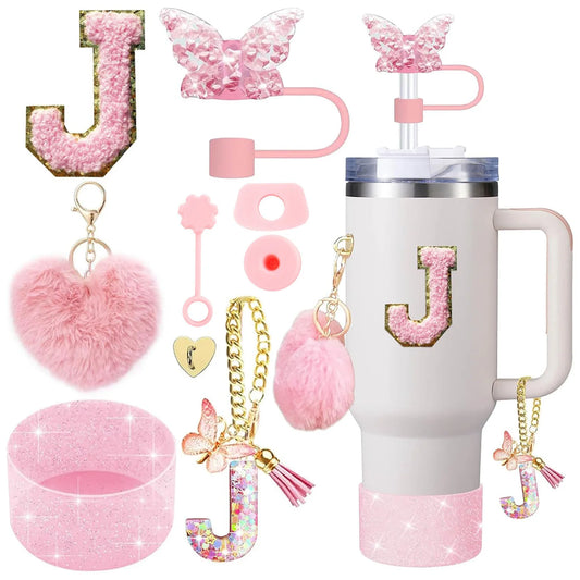 9PCS Cup Accessory Set for Stanley 30oz 40oz Butterfly Straw Cover Cap