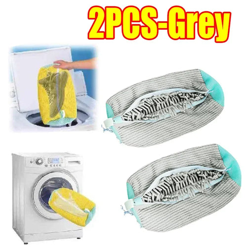 1/2PCS Wash Shoes Bag Padded Net Laundry Shoes Protector Fluffy fibers