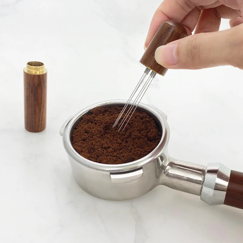 Espresso Powder Stirrer Wdt Tools Tamper Distributor Leveler Needles