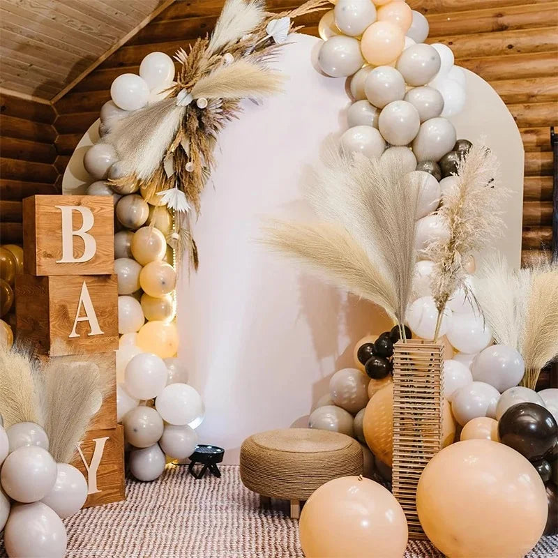 15Pc 55CM Artificial Pampas Grass Decor Bohemian Reed for DIY Floral