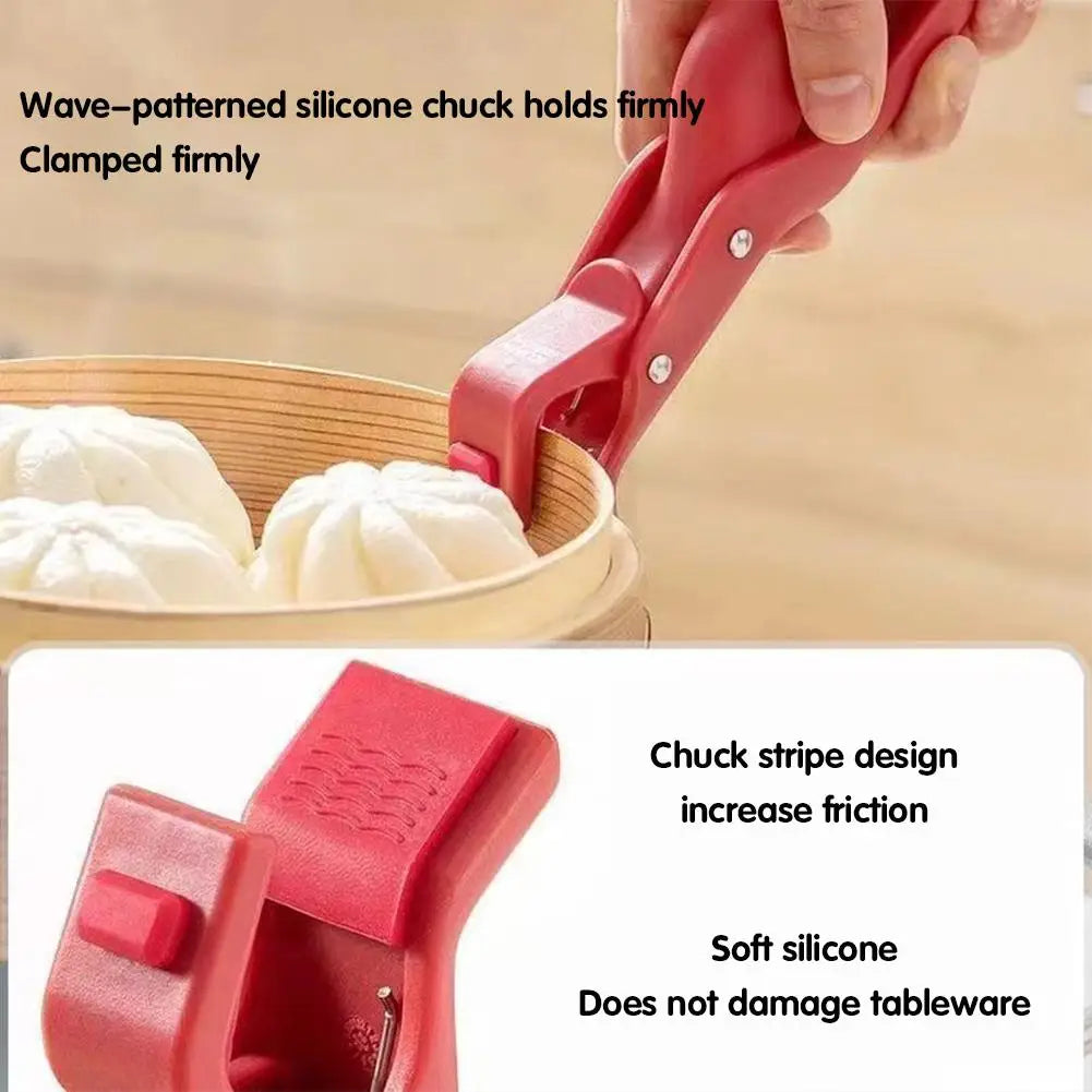 Anti-Scalding Dish Plate Gripper Clips Tongs Clamp Holder for Moving