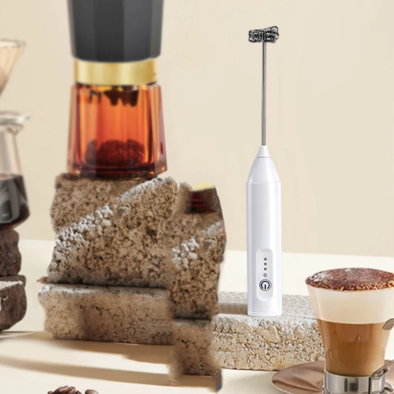 UPGRADED Electric Coffee Frother/MILK Whisk+Egg Beater MINI Food