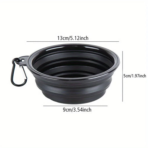 Dog Folding Bowl Portable Dog Travel Bowl Dog Food Water Bowl for