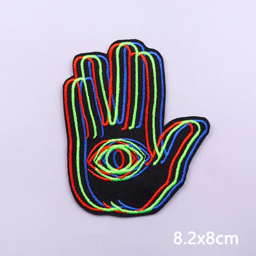 Punk Funny Patch Iron On Patches For Clothing Thermoadhesive Patches