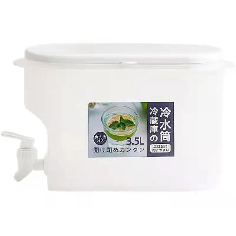 3.5L Water Kettle With Faucet Beverage Dispenser Cold Juice Lemonade