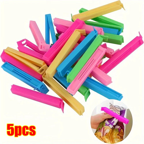 5-100PCS Food Snack Bag Sealing Plastic Clips For Packages Kitchen