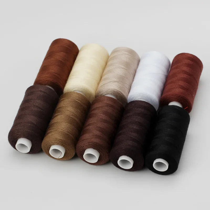 1 Set OF 10 Rolls Polyester 402 Sewing Thread For Manual and